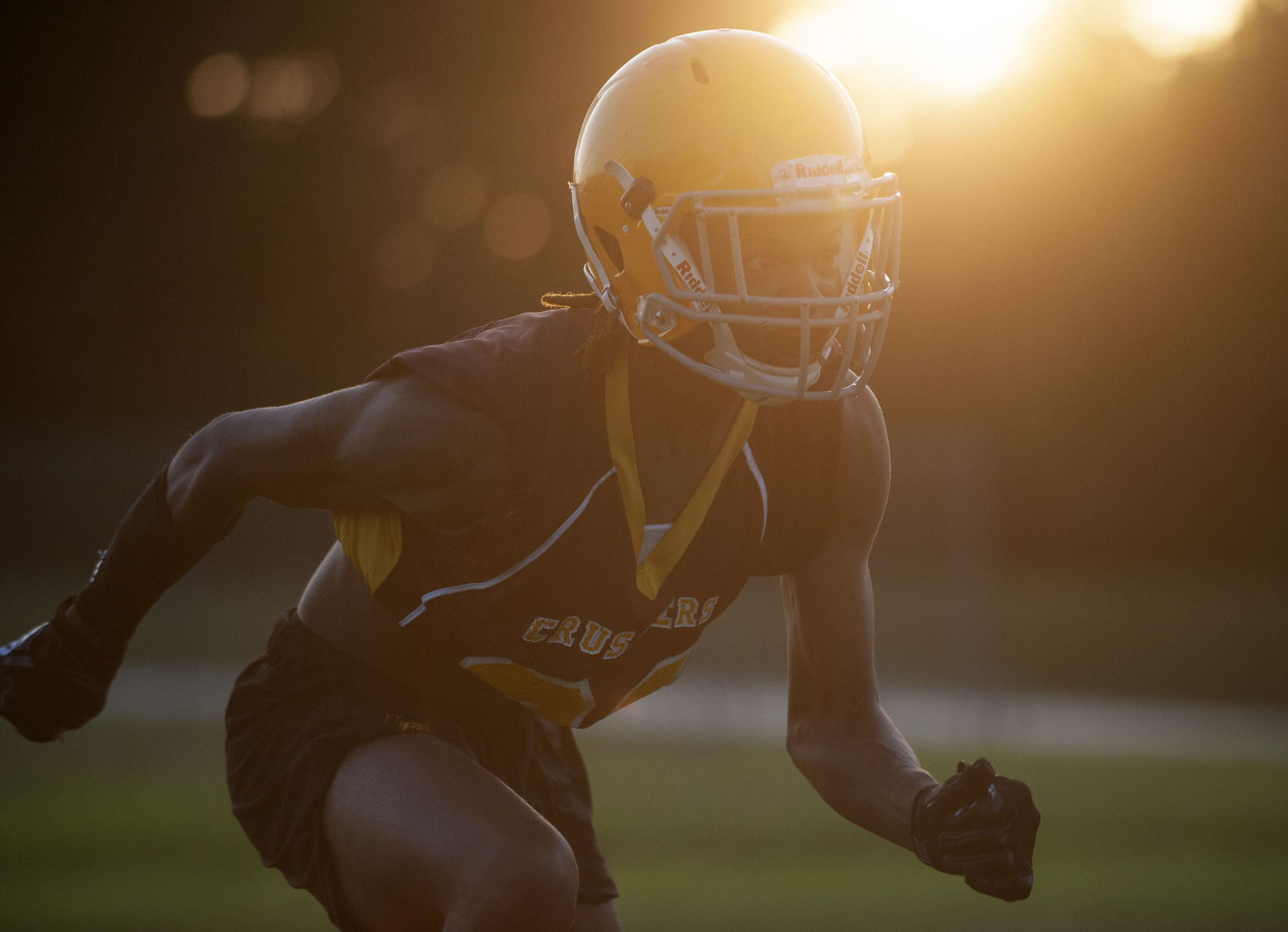 Lutheran North football practice